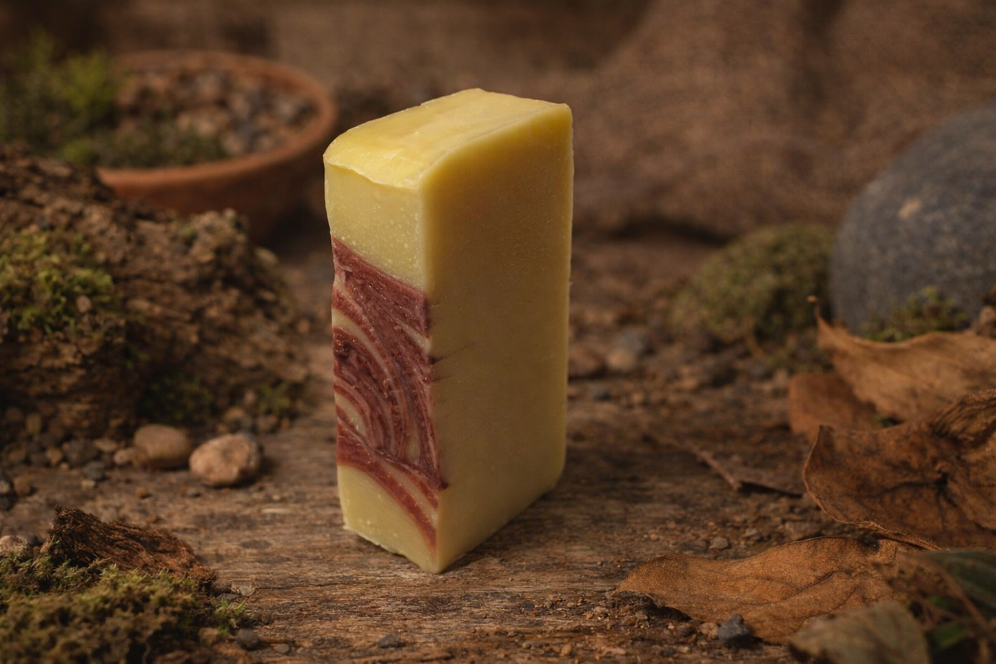 Natural, two ingredient soap